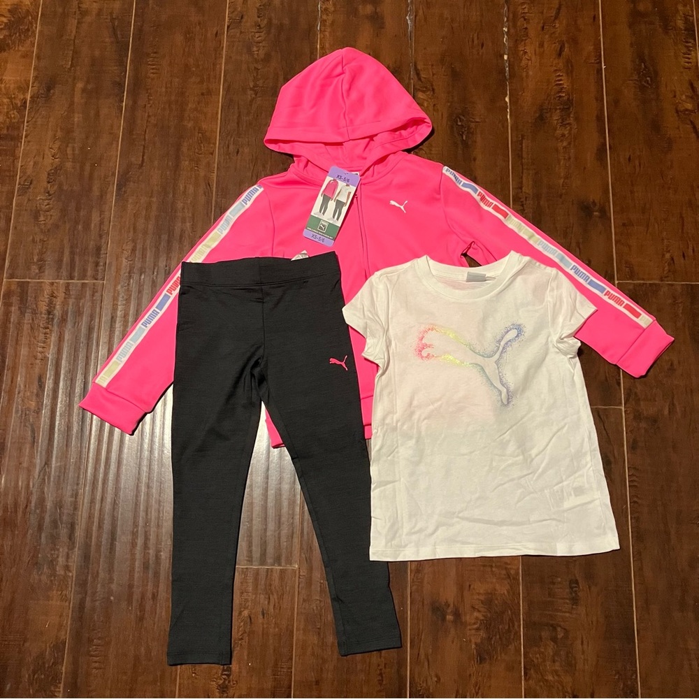 PUMA Youth 3-piece Tech Fleece Set - M (10/12)